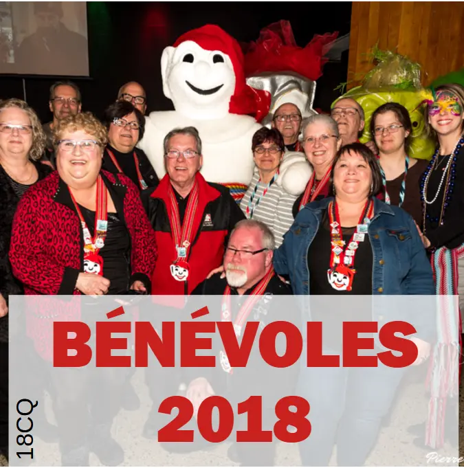 Photos Bénévoles Carnaval de Québec 2018 - Photos Pierre Langevin